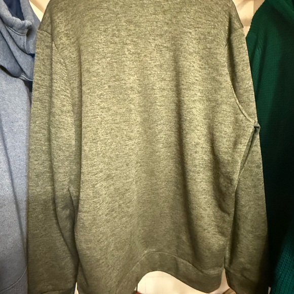 Under Armour Army/Military Green Quarter Zip Up Sweater. Size Lg - Loose Fit - Picture 2 of 6